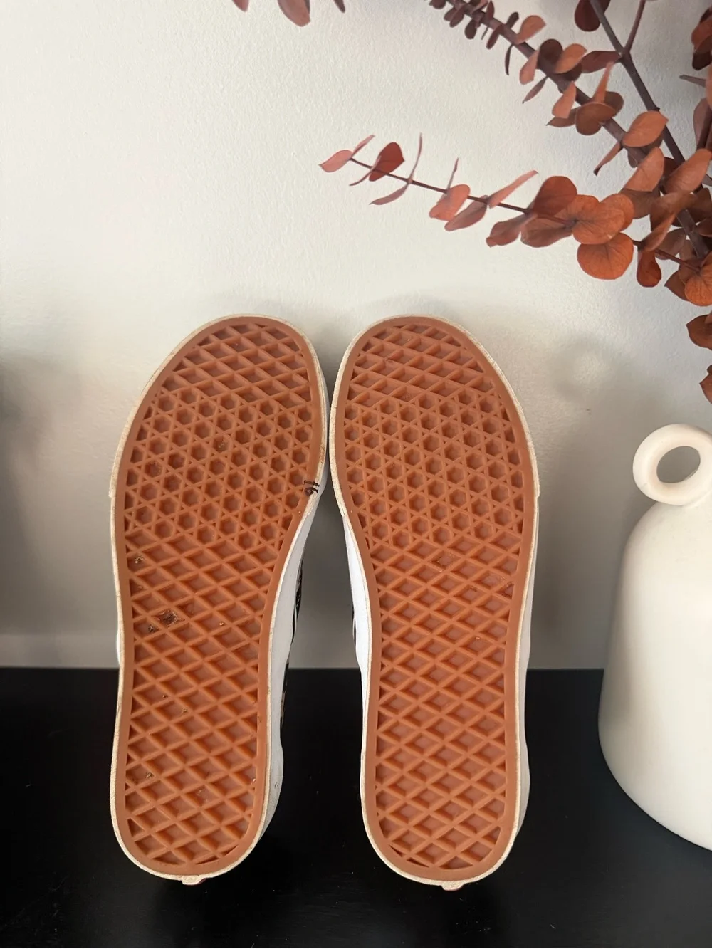 Camo Vans Checkerboard Slip-On Size 8